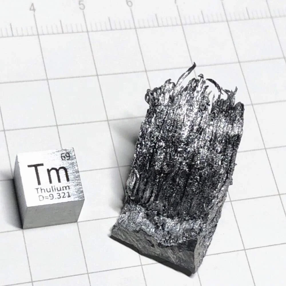 Tm-2 Thulium Metal Cube High Density 10mm 9.8g Element Collection with Factory Price