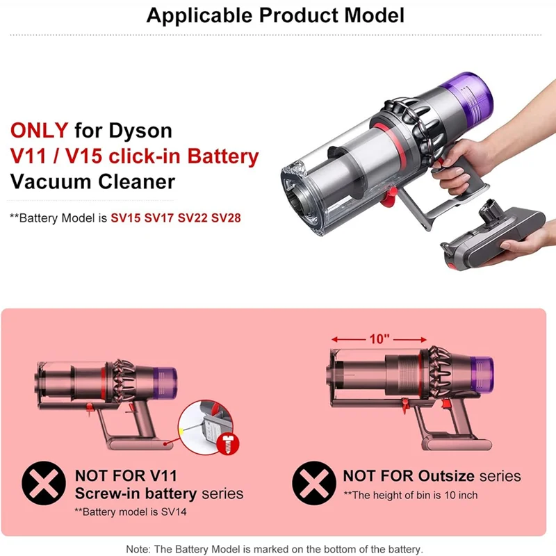 

SOFT-V15 Trigger Switch Assembly Replacement For Dyson V15 SV22 SV28, Vacuum Cleaner, Power Button Replacement Parts