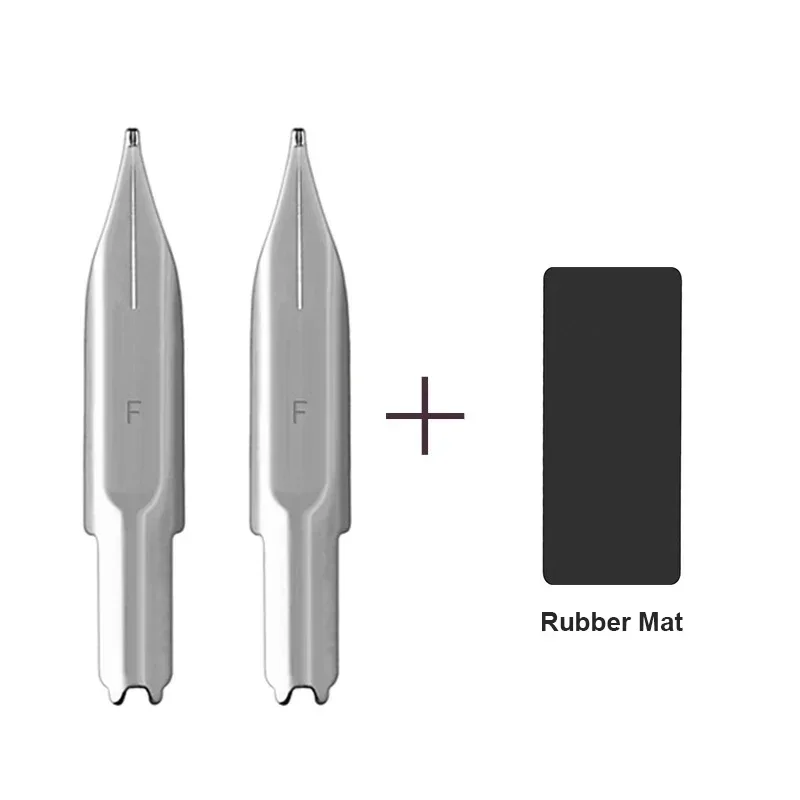 

New Replace EF/F Nib For MAJOHN A1/A2/A3 Press Resin Fountain Pens For Majohn A1 Ink Pen Accessories Writing Nib With Rubber Mat