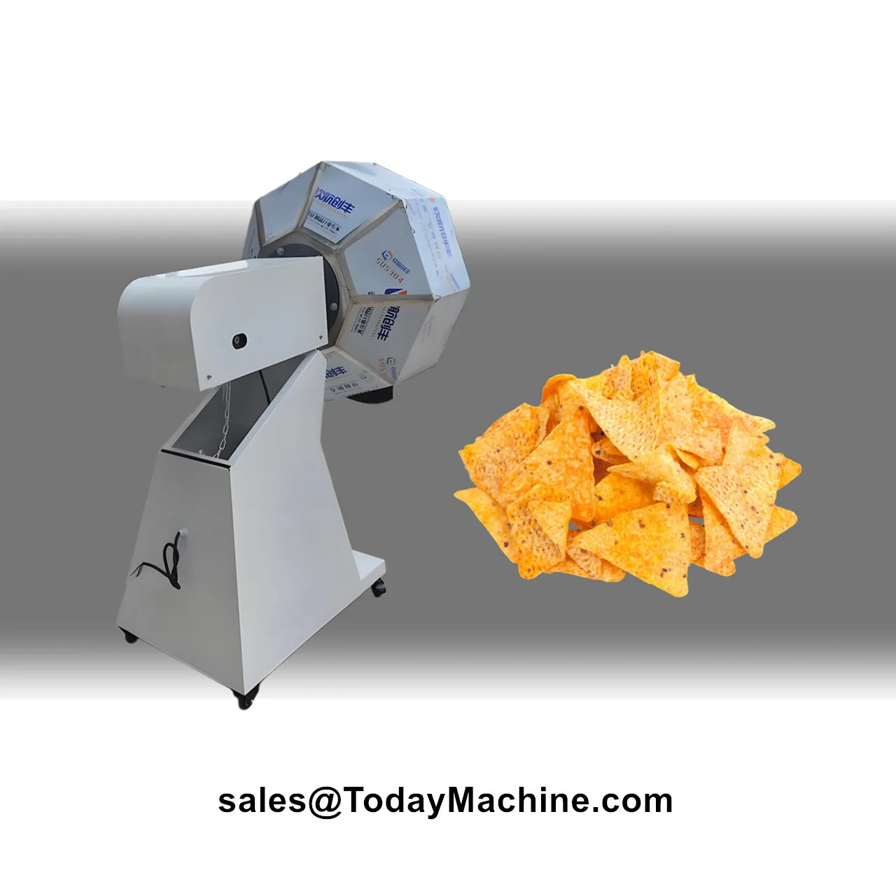 Automatic Snack Food Flavoring Candy Coated Peanut Octagonal Mixer Seasoning Machine
