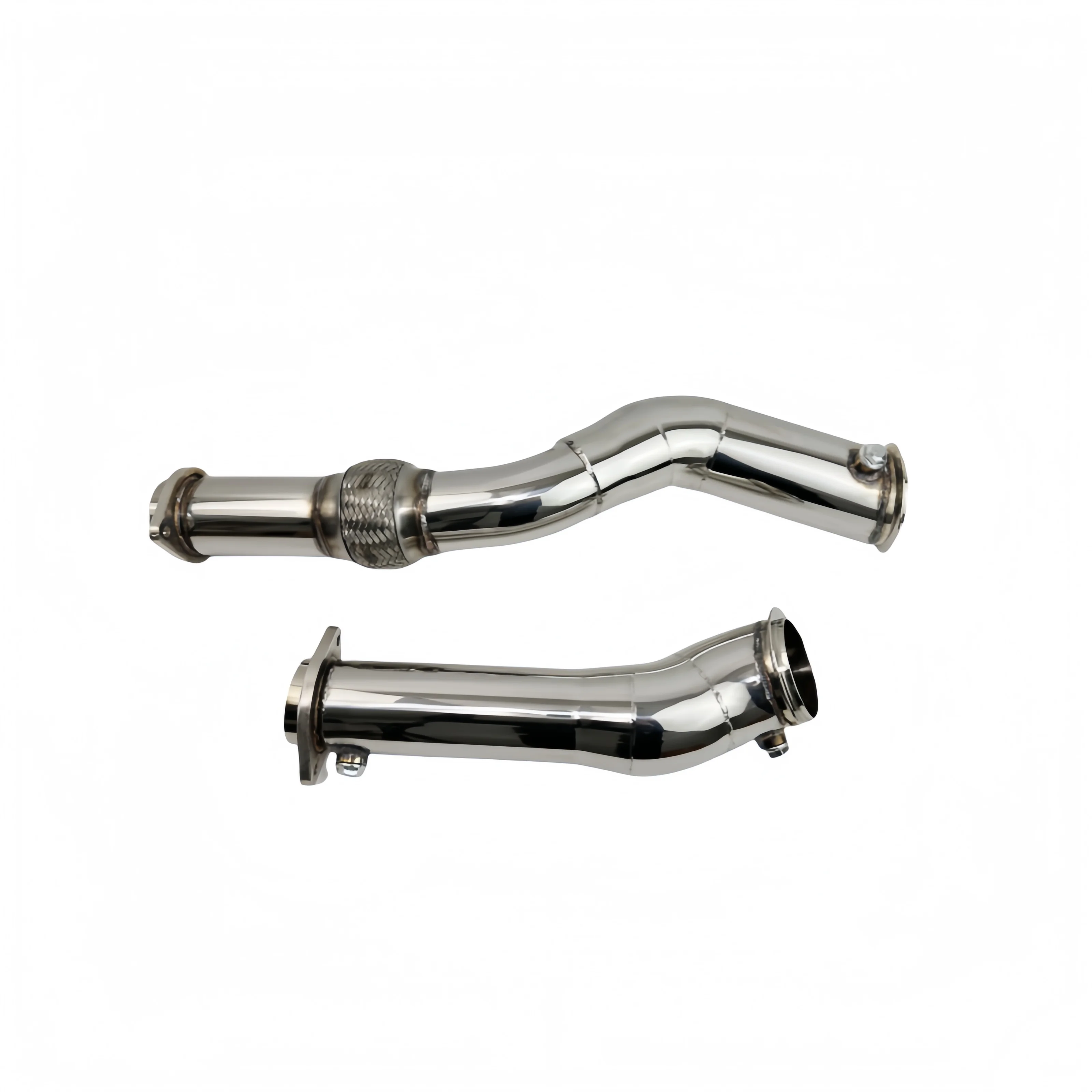 3.5 inch Catless Stainless High flow turbo downpipe For BMW M3 M4 G80 M3 M4 G82 S58 3.0T 2021-UP exhaust Pipe