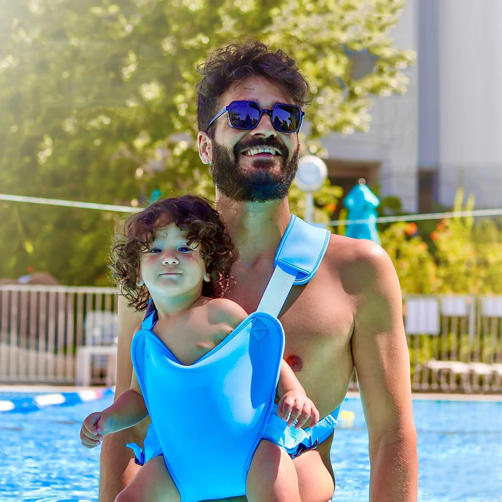 

Baby Carrier Lightweight Infant Chest Holder Use Both in Water & Land Infant Baby Hip Seat Carrier for Shopping Travelling