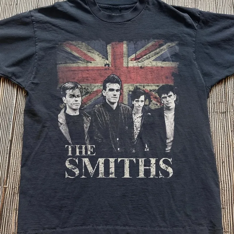 90s Smith Retro T-shirt for American Street, Summer New Style, Men's and Women's Cotton T-shirt
