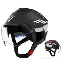 Summer Cycling Helmet With Goggles Lens Ear Protection Reflective Sticker Bicycle Helmet MTB Road E-Bike Bike Helmet For Adult