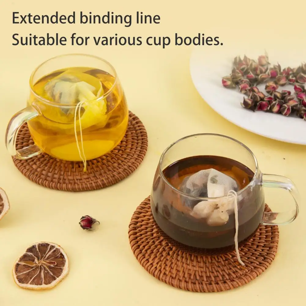 Travel-friendly Tea Bags Tea Bags for Loose Leaf Tea 200pcs Disposable Bags with Cotton Drawstring Empty Loose Leaf for Coffee