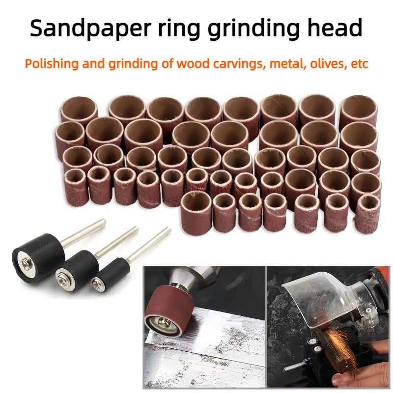 50Pcs Polishing Tool Set, Mixed Buffing & Grinding Tools Kit for Jewelry Making, Metal Polishing & DIY Craft Projects