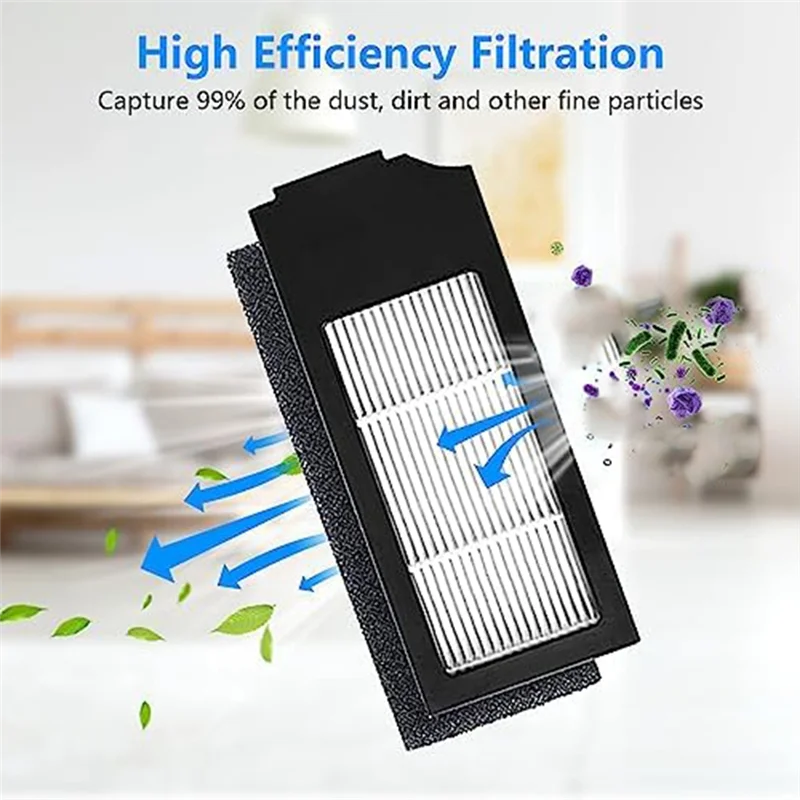 

A01V-For Ecovacs Deebot X1 Omni X1 Turbo Robot Vacuum Cleaner Main Side Brush HEPA Filter Mop Cloth Dust Bags Replacement Parts