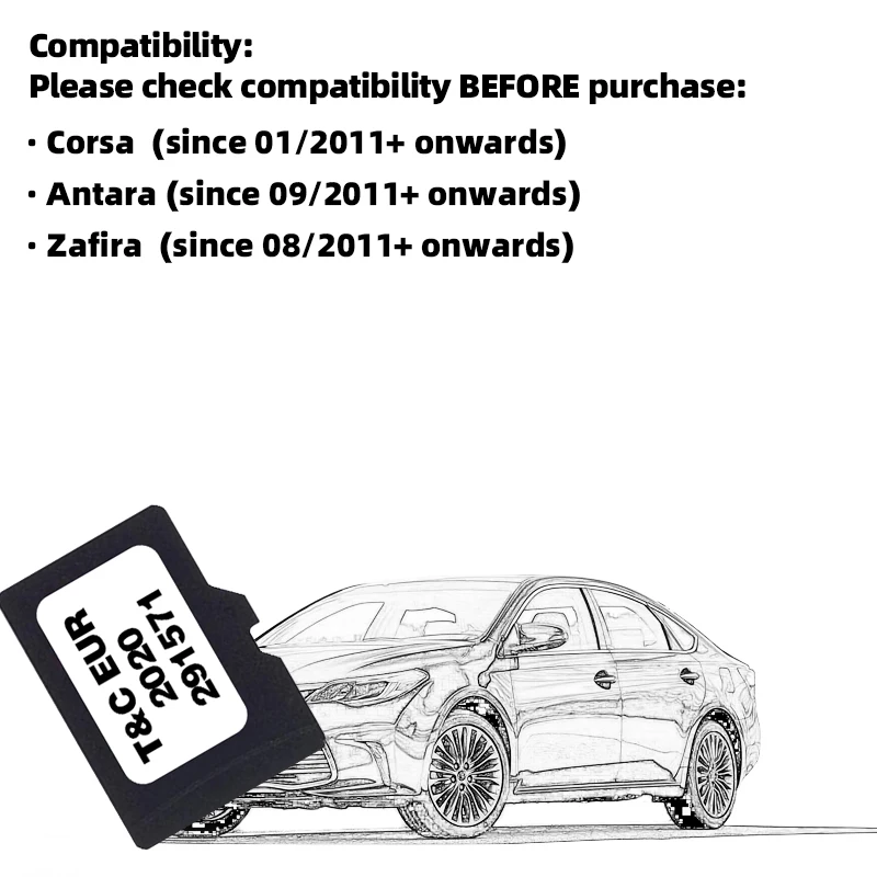 Opel Corsa Antara Zafira 자동차 GPS 네비게이션 TF 카드 Sat 터치 및 연결 네비게이션 시스템 업데이트지도 EU 터키 2022