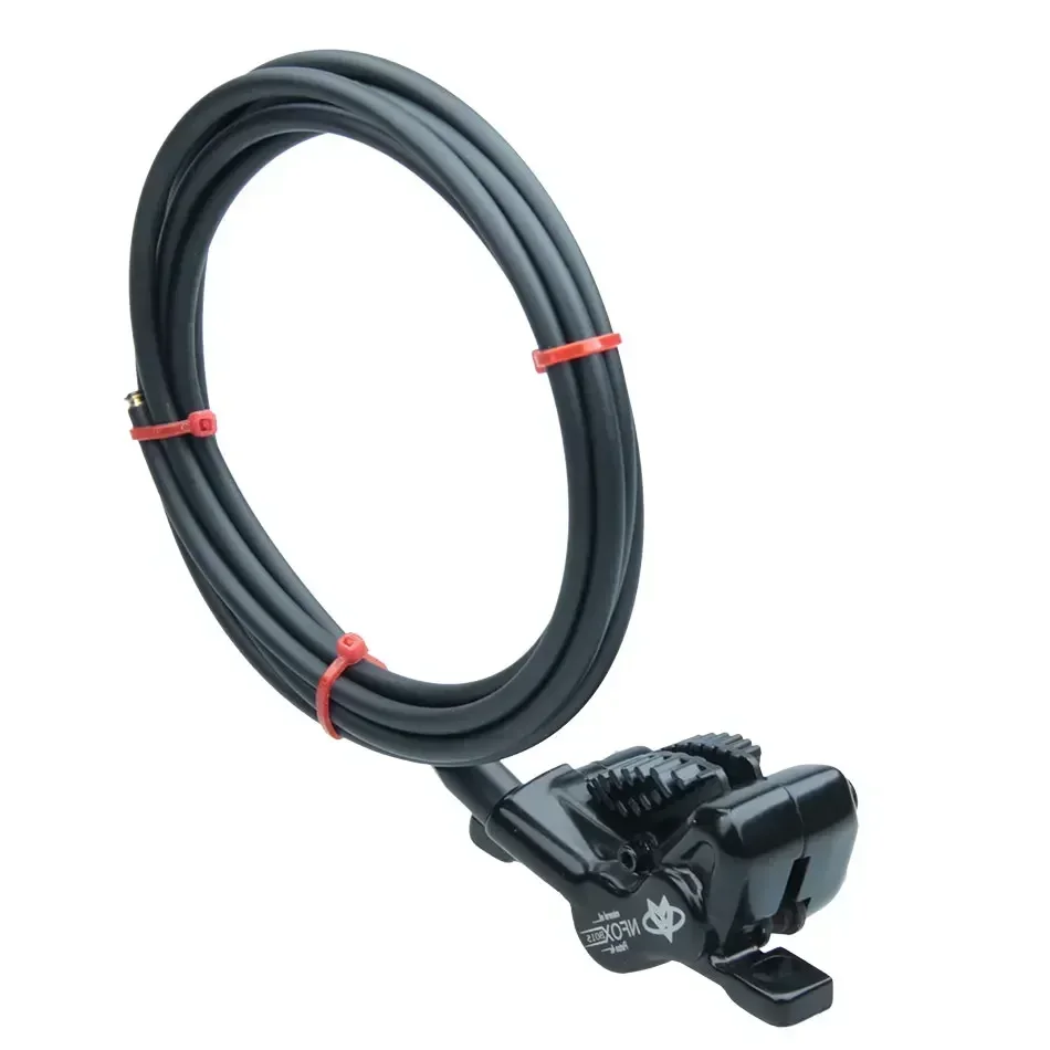 NFOX B015 4-zuiger schijf hydraulische rem E-bike opvouwbare mountainbike fiets uitschakelen zwart rood 160 180 203 roto splitbuis nieuw