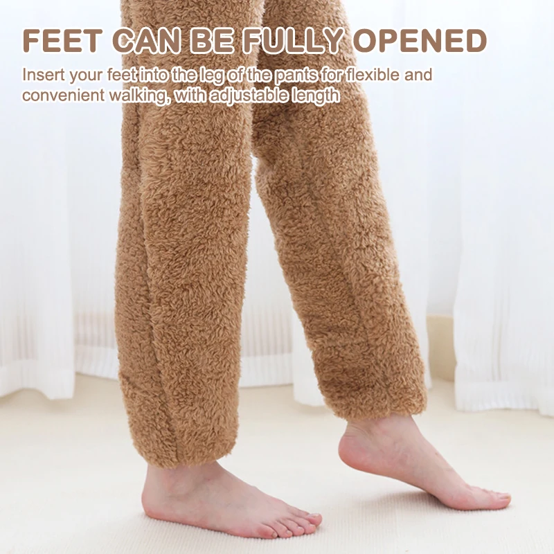 

1Pair Autumn Winter Warm Feet Stockings For Women Men Multifunctional Legs Warm Sleep Stockings Foot Warming Over Knee Socks