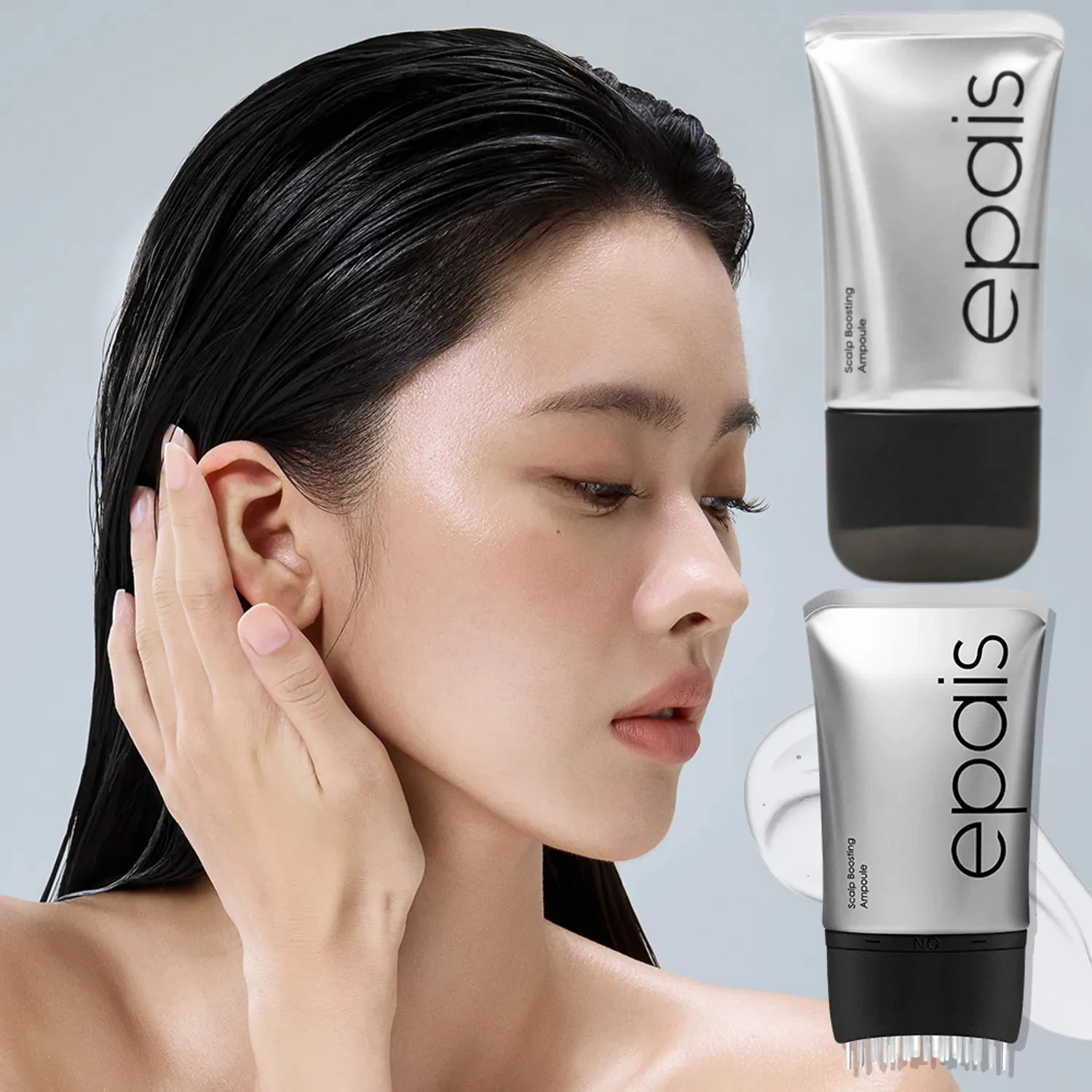 150ml Epais Scalp Boosting Ampoule Korean PDRN Massage Serum Revitalizing Scalp Strengthen Hair Roots Anti-hair Loss Essence