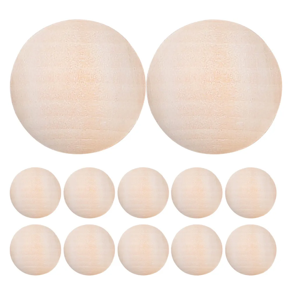

20Pcs Unfinished Wooden Balls Natural Smooth Surface for Art Crafts DIY Christmas Decoration Jewelry Making Farmhouse Garland