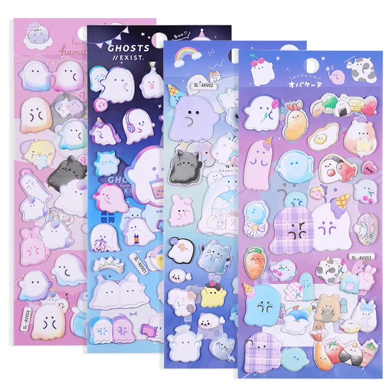 Kids Sticker Toys 3D Bubble Foam Stickers Hand Account Self Adhesive DIY Decorative Sticker Diary Album Scrapbooking