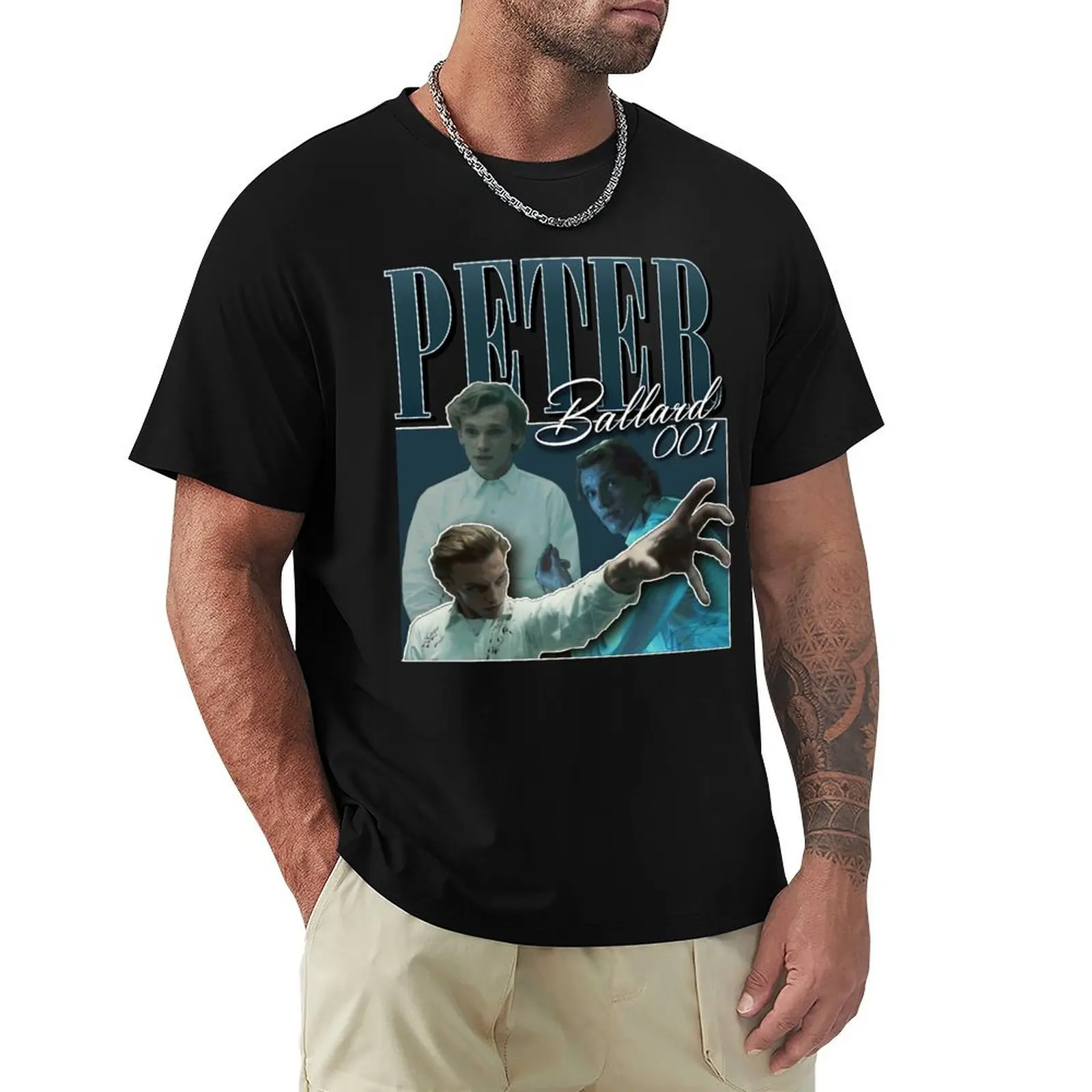

Peter Ballard 001 retro designjamie campbell bower T-Shirt Breathable Gym Short Sleeve T-Shirt