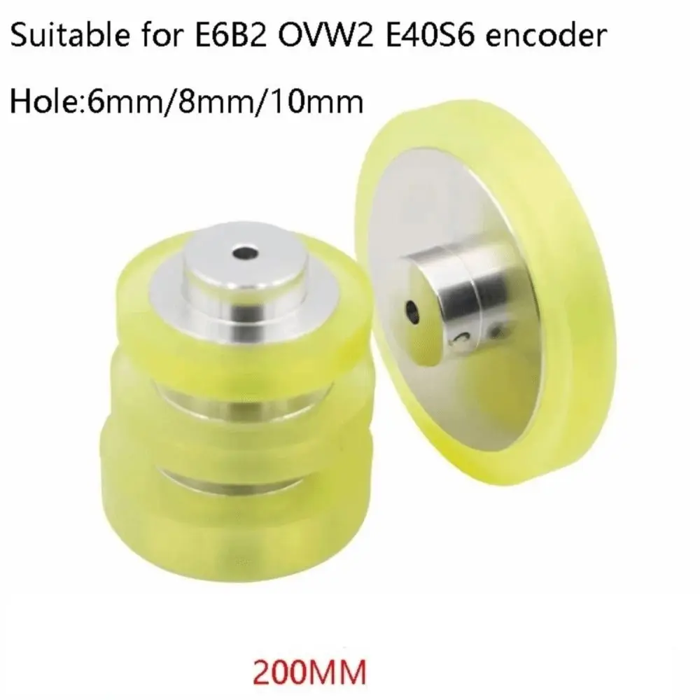 6/8/10mm Hole Diameter Encoder Meter Wheel Non Slip Surface Synchronous Counting Synchronous Wheel Precision Counting