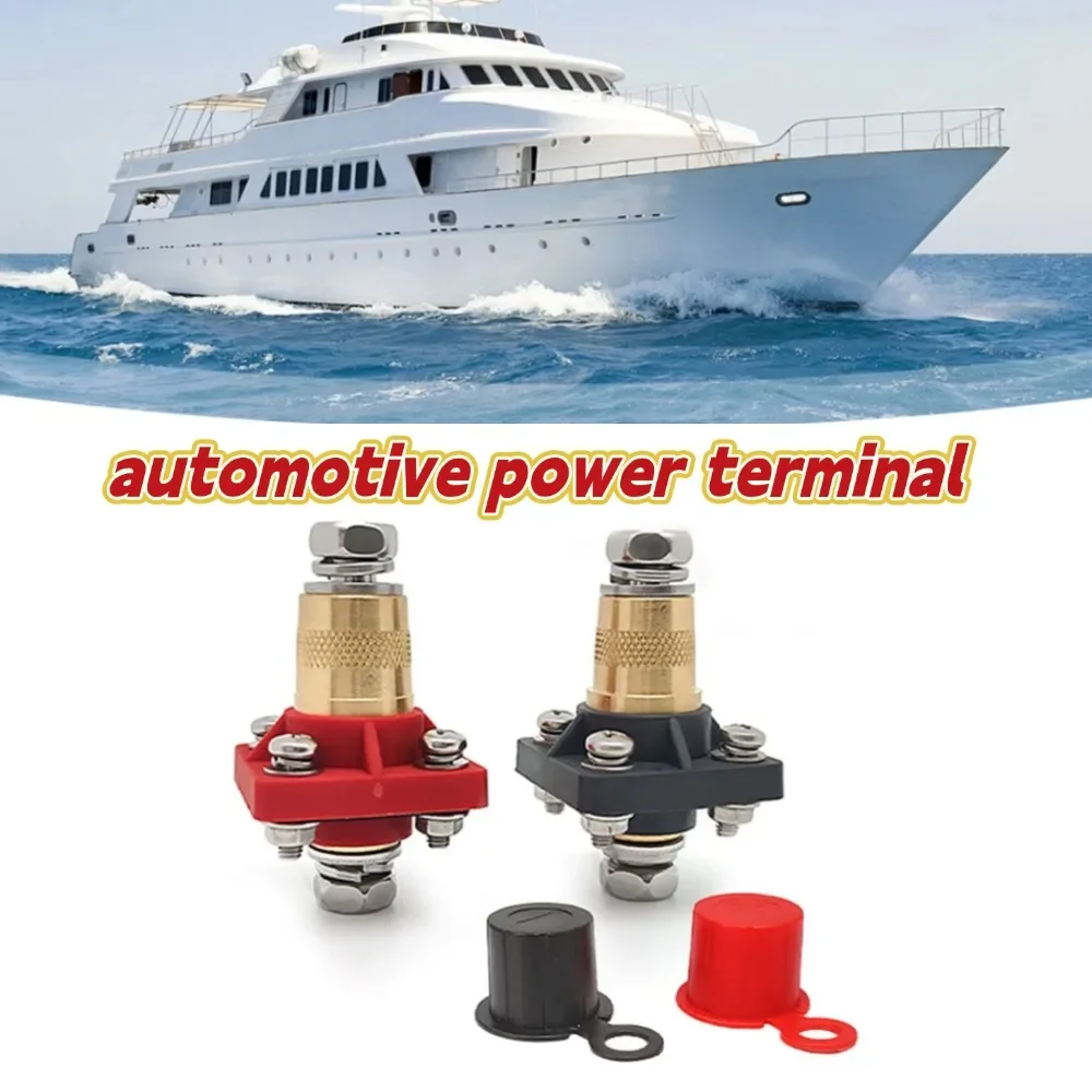 

1X квадратный латунный ряд клемм, внутренняя резьба, двойная головка, разъем для хранения энергии, аксессуары для клемм питания