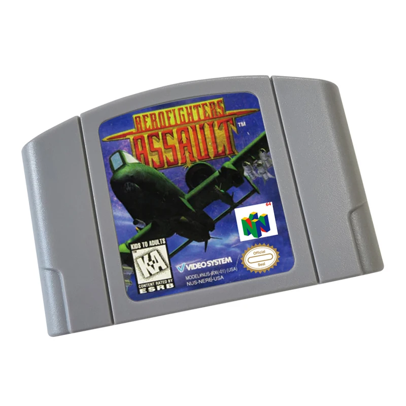 AeroFighters-Assault Video Game Cartridge US Version For N64 Game Console