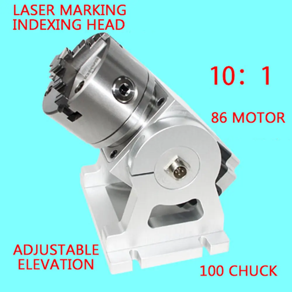 Testa di indicizzazione per fresatrice di precisione CNC con mandrino a 3 griffe da 100 m Testa divisoria universale per fresatrice CNC 10:1 2025 NOVITÀ