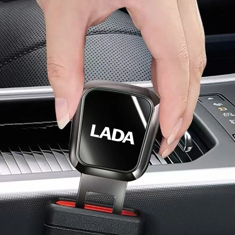 FOR Lada Car Seat Belt Clip Extender Safety Seatbelt Lock Buckle Plug Thick Insert Socket Extender Safety Buckle