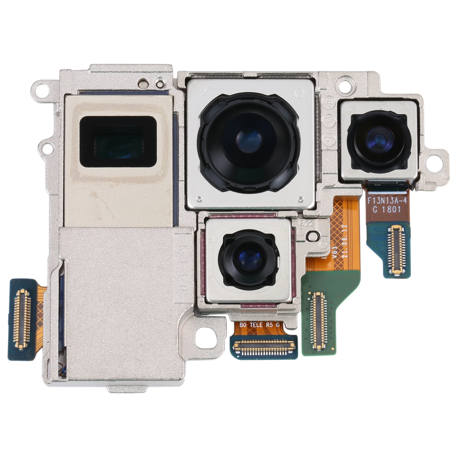 Back Facing Camera Set For Samsung Galaxy S22 Ultra 5G SM-S908B Rear Cameras Module Replacement Part