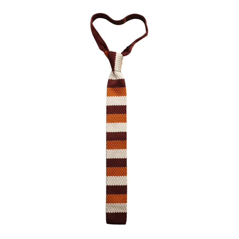 6 سنتيمتر جديد الرجال خمر مخطط متماسكة رباطات للرقبة للرجل حفلة موضة الملونة الحياكة التعادل البحرية الأحمر الزفاف ربطة العنق ضئيلة Cravata