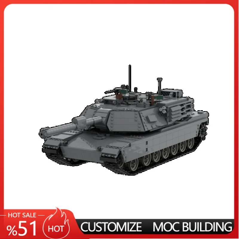 

2595 Parts Remote control tank model MOC Building Customize Blocks DIY Assembly Educational Popular Toy Gift For Boys Birthday