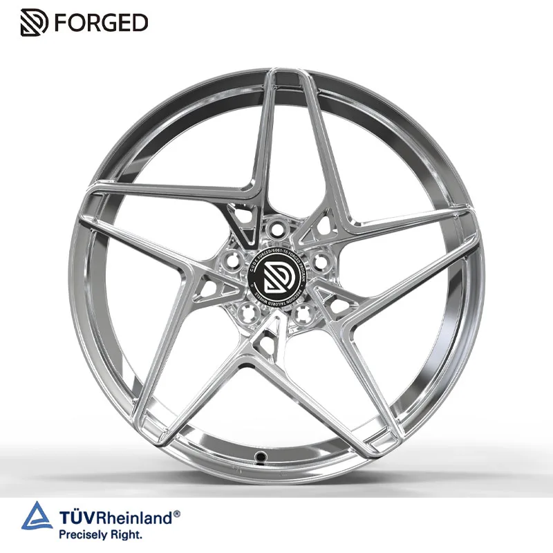 17-23 Inch 10000 Ton Press Forged Wheel Hubs Custom Aluminum Alloy Rims Compatible With VehiclesTUV Approved Wheels High Streng