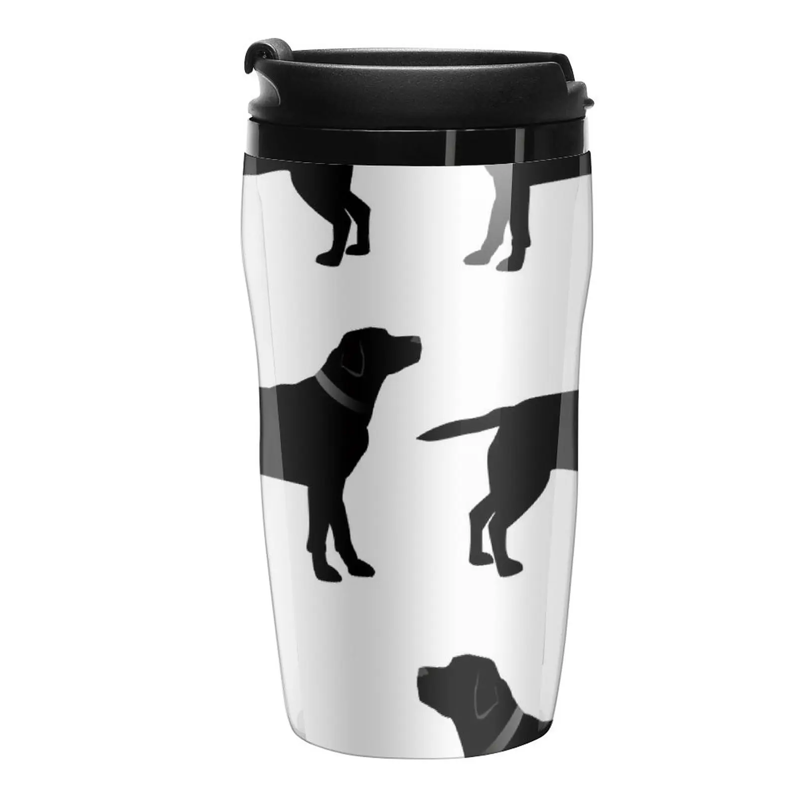 

New Black Labradors Travel Coffee Mug Coffee Bottle Thermal Glass For Coffee