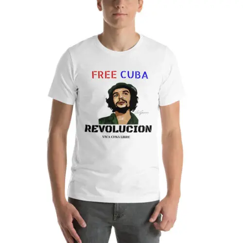 Free Cuba Revolucion Bella Canva Short-Sleeve Unisex T-Shirt