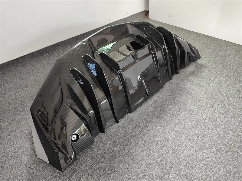 

New Half Carbon Fiber Rear Bumper Body Kit SVJ Style Upgrade for LP700 Cars