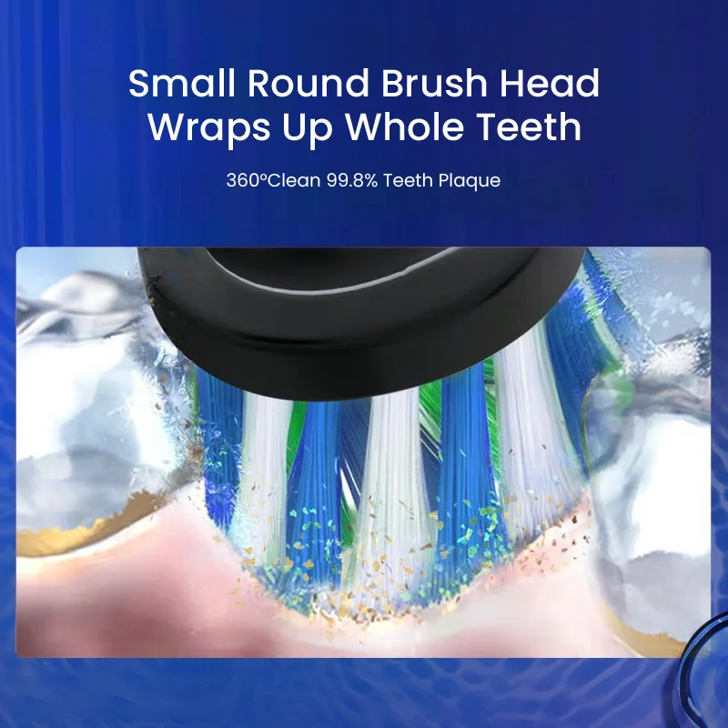 Oral-B Pro4 Electric Toothbrush 4 Modes Pressure Sensor 2 Minute Timer Rechargeable Smart Toothbrush with Brush Heads Brush Box gallery 4