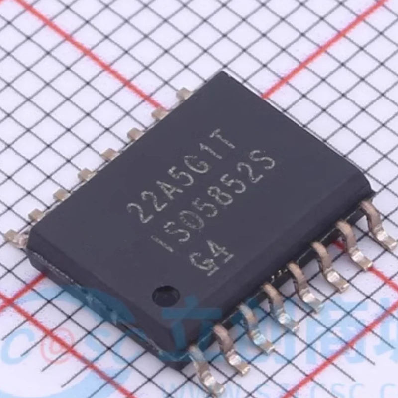 Isolators ISO5852SDW Isolators - Gate Drivers 2.7A, 5.5A Gate Driver Capacitive Coupling 5700Vrms 1 Channel 16-SOIC