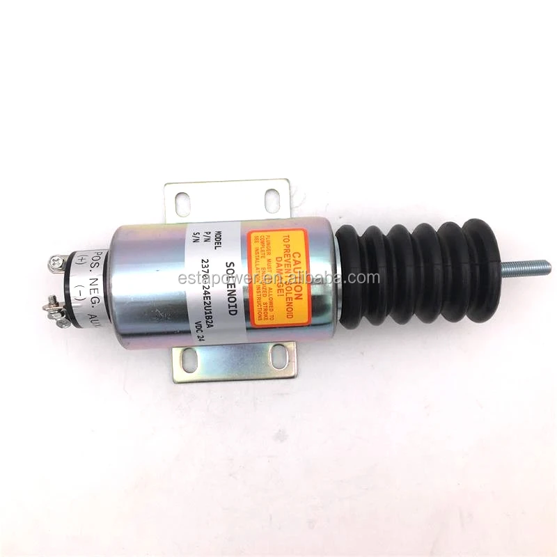 For shutdown solenoid 2370 series 2370-12E2U1B2A Fuel engine Stop Solenoid Valve 2300-1503 2370-24E2U1B2A