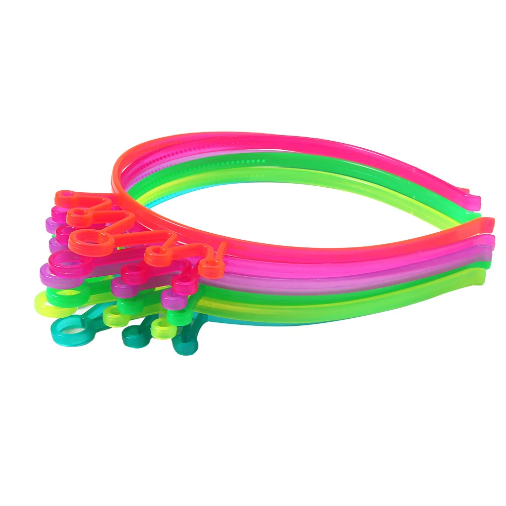 1pc Luminous Plastic Headband Glow in Dark Hairband Birthday Party Decor Baby Girls Headwear Crown Party Supplies