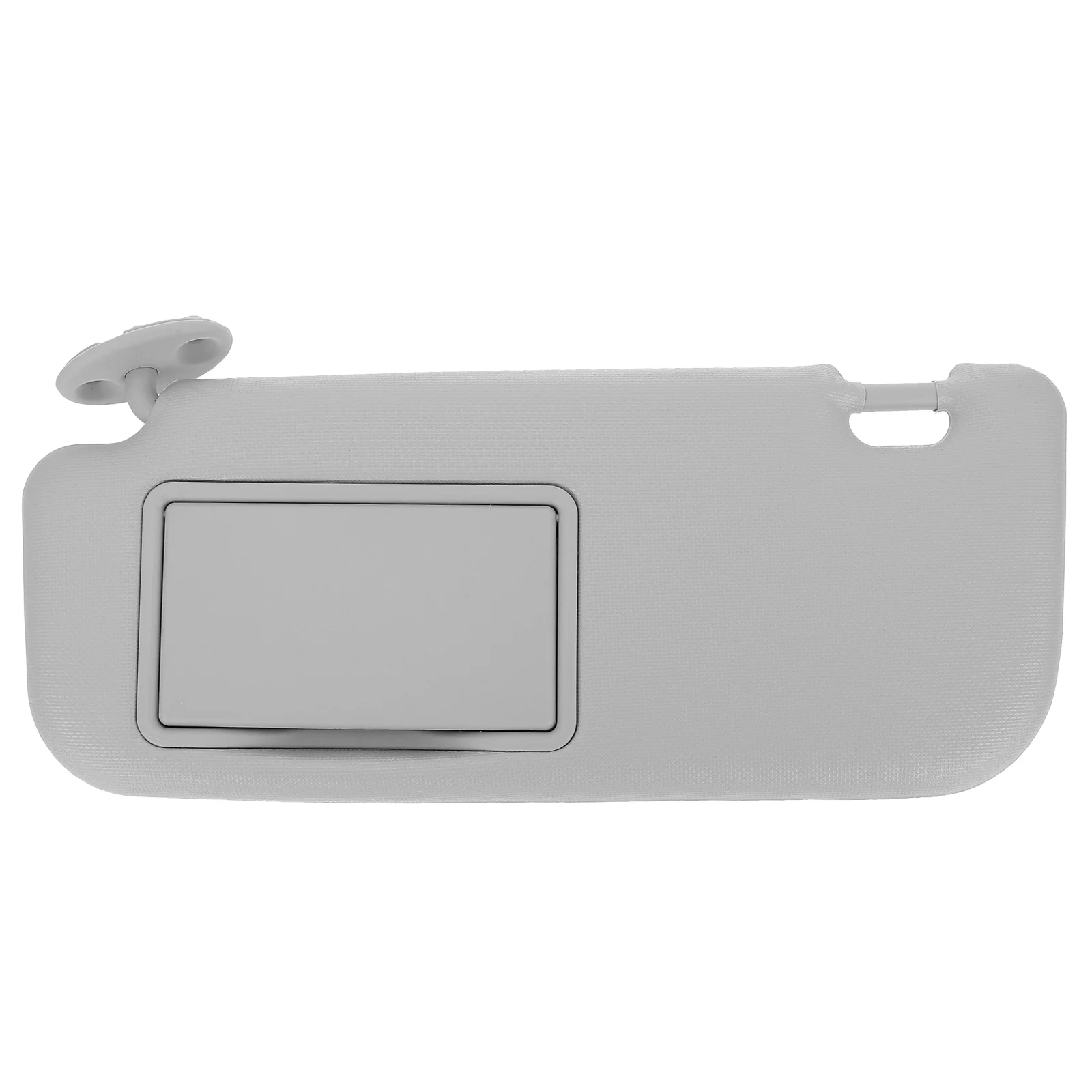 

Window Visor Sun Vehicle Left Side Reflective Car Interior Shade with Mirror Grey Auto Windshield