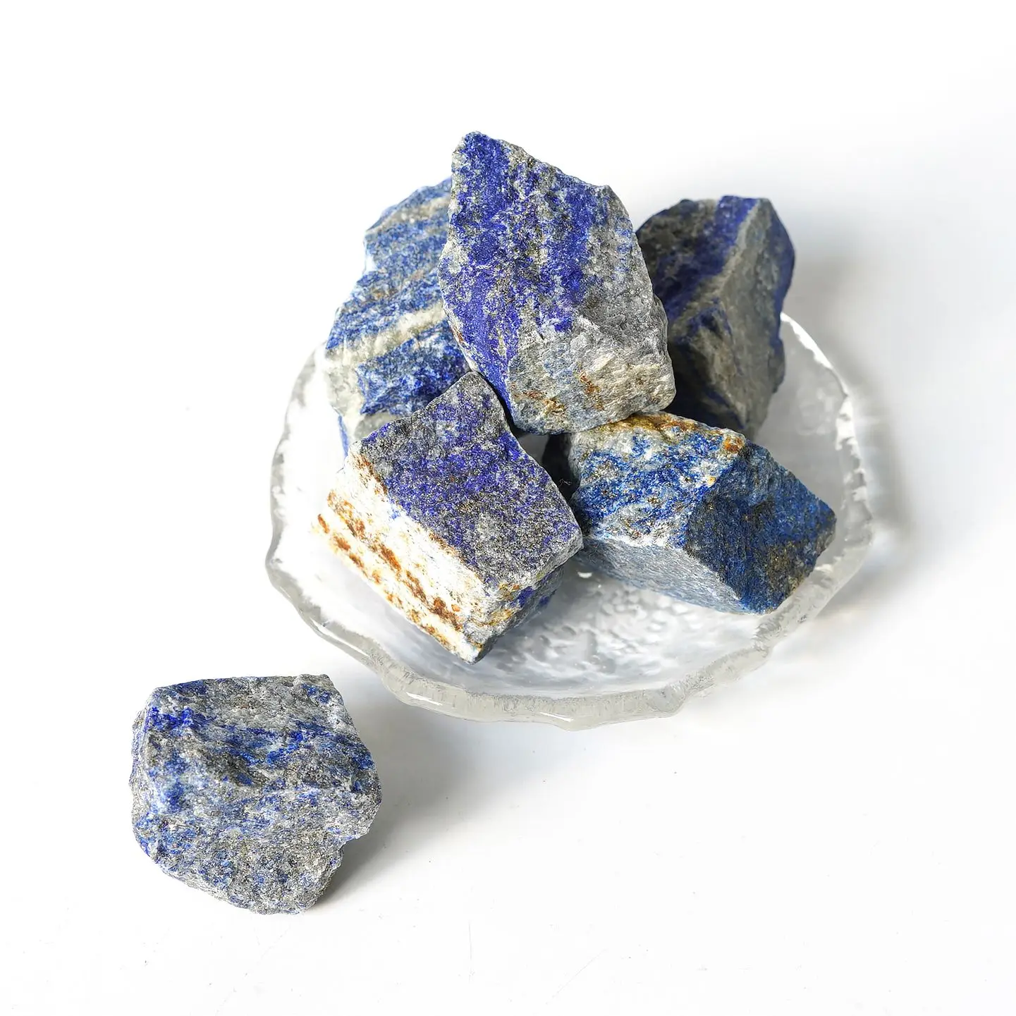 50g Natural Irregular Mineral Raw Lapis Lazuli Energy Healing Stone Aquarium Garden Ornament Decoration Crystal Quartz Specimen