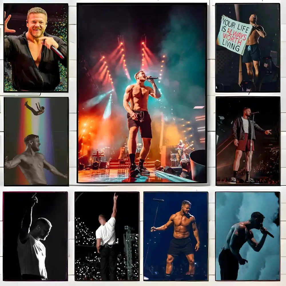 Cantor d-dan reynolds cartaz lona arte da parede impressão cartaz decorativo mural decoração de casa presente sem moldura