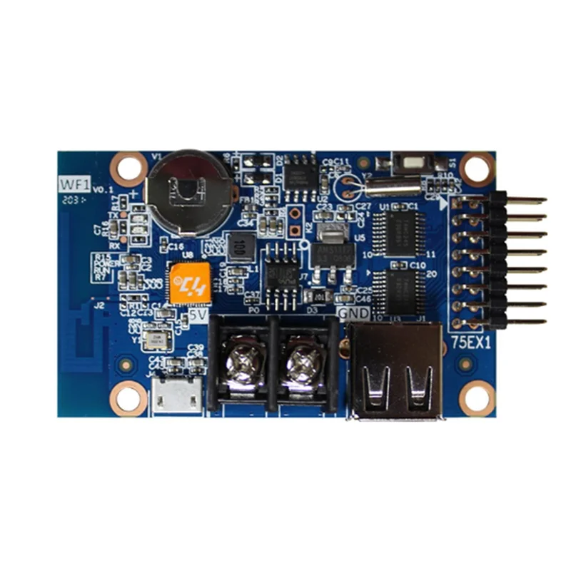 Efficiente scheda WF1 controller modulo a colori