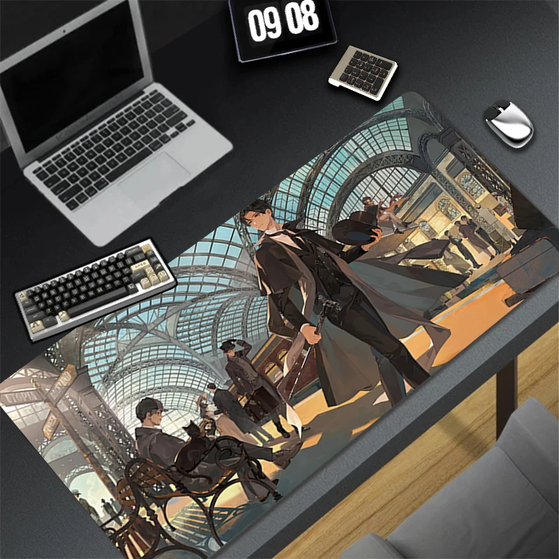 

Desk Mat Carpet Desk Accessories Laptop Lord of the Mysteries Gamer Mausepad Mouse Pad Mousepad Office Mouse Mats Keyboard Pad