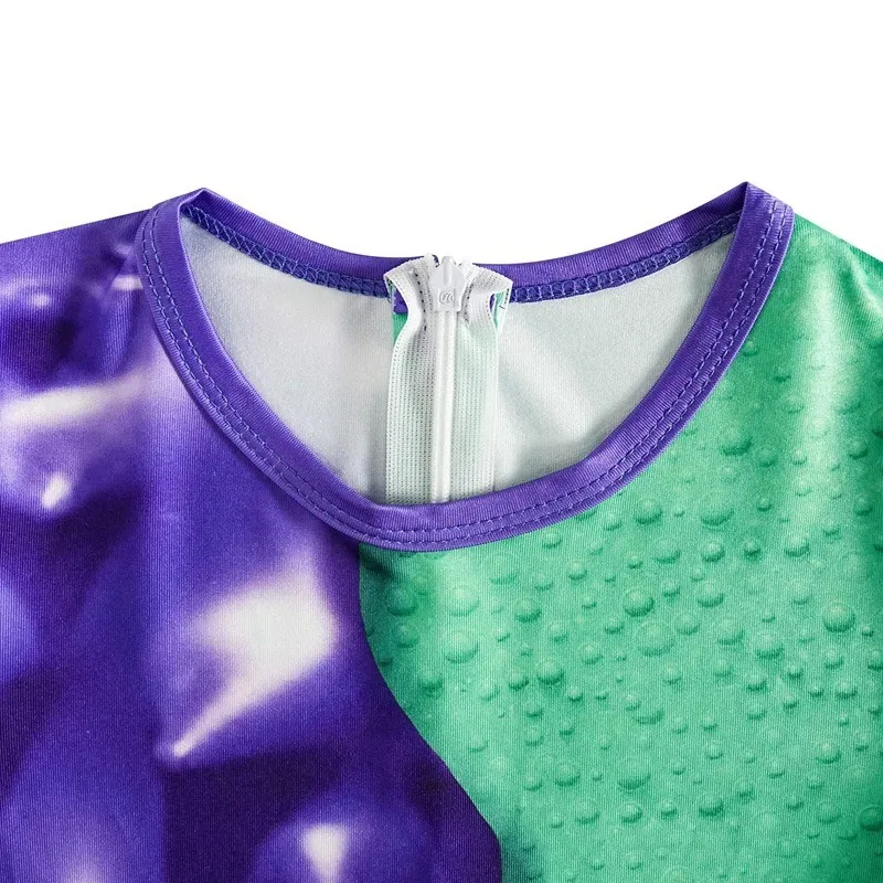 وجهين الوحش تأثيري حديقة بانبان الجمارك بنين فتاة بانبان لعب الأدوار أداء تأثيري القماش لزي الهالوين