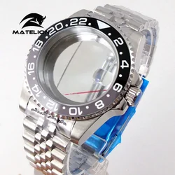 Matelion 200M Diving Case 40mm Fit NH35 NH36 NH34 GMT ETA 2824 PT5000 Watch Case Jubilee Bracelet Sapphire Glass Slide Buckle