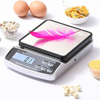 Waterproof Electronic Scale Smart Weight Scale USB Charge Measuring Scale for Kitchen 15KG/10KG/3KG Digital Coffee Balance Scale