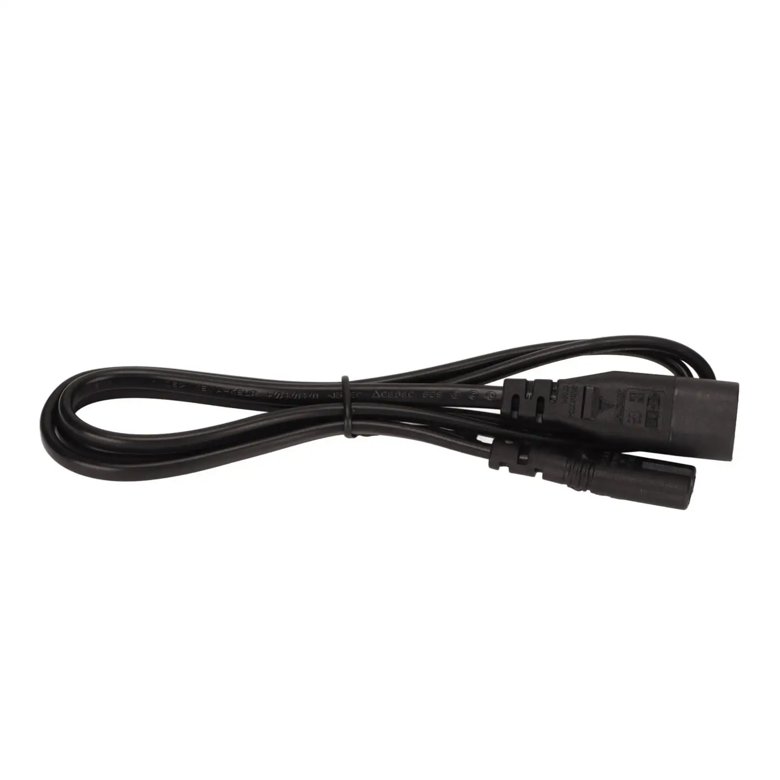 IEC 320 C8 to C7 Power Cable 3.3ft, 1500W 2.5A Heat-Resistant Waterproof Extension Cord for desk Lamps