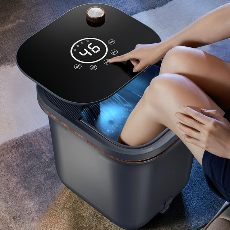 Tempering Touch Screen Foot Bath Bucket Constant Temperature Foot Bath Heated Automatic Electric Massage Foot Washing Machine