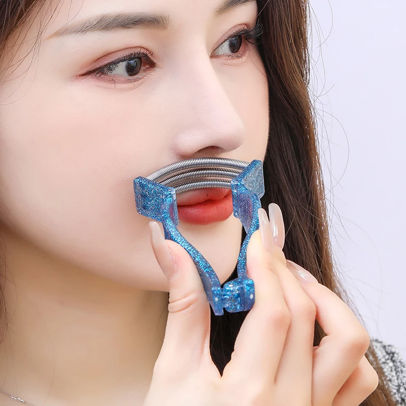 1 Uds. Depiladora Facial, accesorios de herramientas de maquillaje, utensilio para eliminar el vello Facial, depilación Facial Manual para mujeres, depiladora Facial