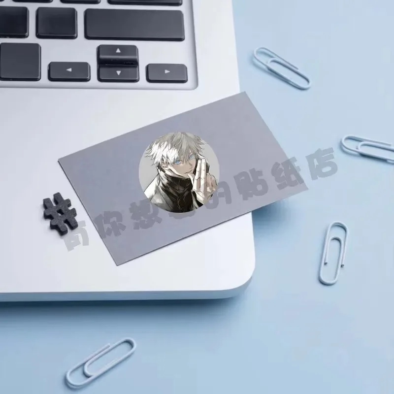 สติกเกอร์ Jujutsu Kaisen 500 ชิ้น ซีลฉลาก Gojo Satoru DIY สติกเกอร์ตกแต่งสมุดภาพไดอารี่การ์ตูนอนิเมะ สติกเกอร์ม้วนติดโทรศัพท์ ของเล่น