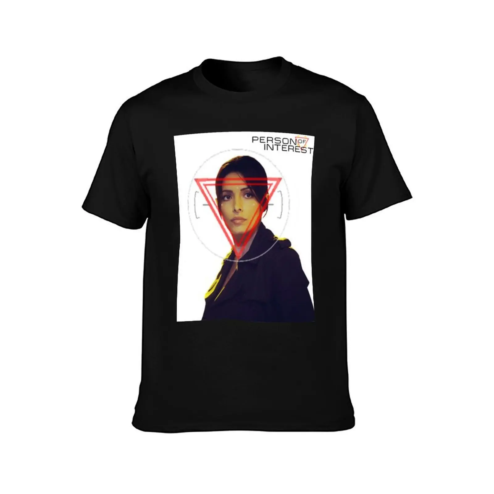 Poi Shaw Sarah Shahi T-Shirt, Summer Casual Cotton Tee, Oversized Streetwear Tops, Vintage Graphic Print, Loose Fit Short Sleeve