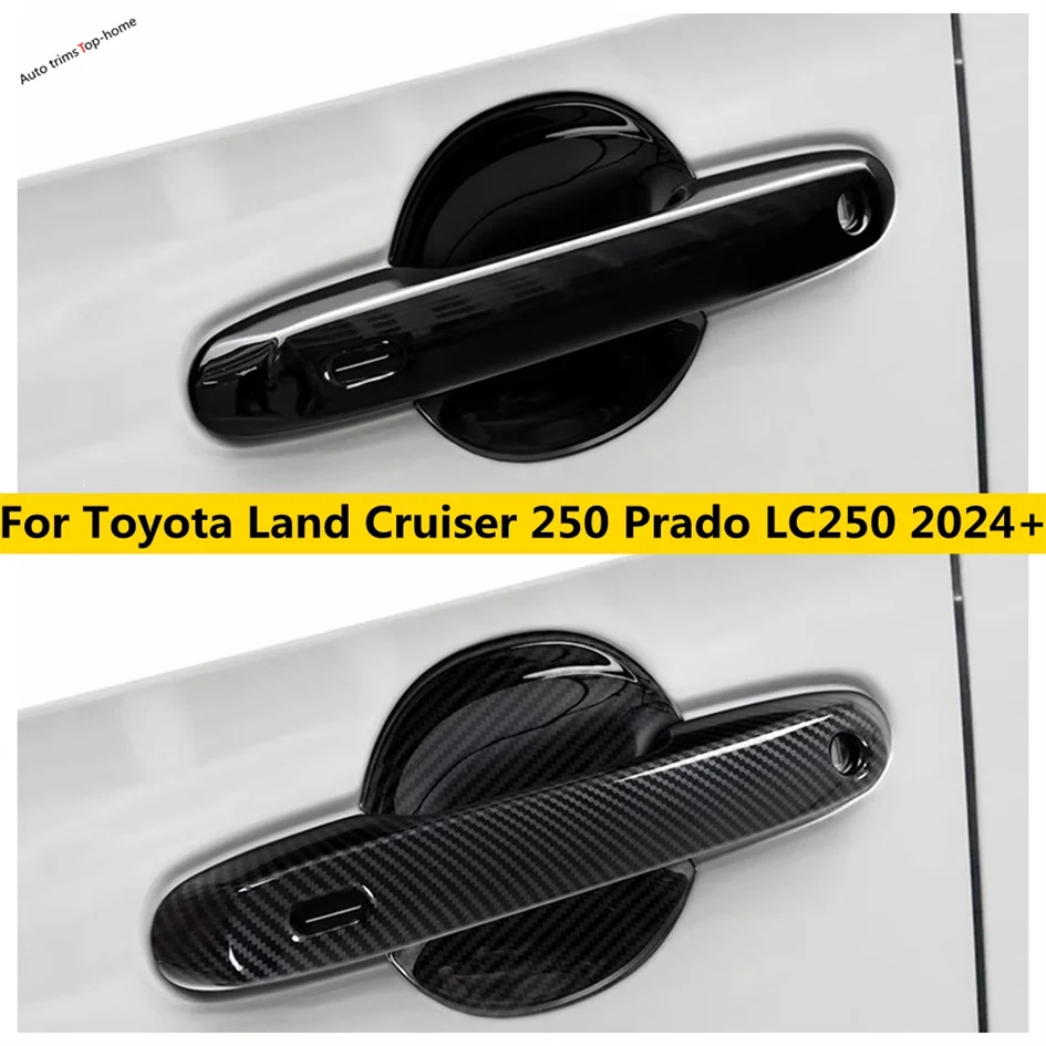 

Outside Car Door Pull Doorknob Handle Clasing Bowl Cover Trim Accessories Fit For Toyota Land Cruiser 250 Prado LC250 2024 2025