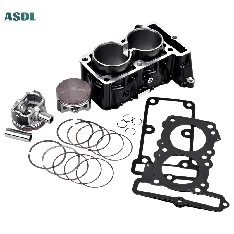 Motorcycle Engine Parts Cylinder Piston Ring Kit for Kawasaki Ninja 250R - EX250J8F 2008-2012 Ninja 250R - EX250J9FA 2009-2012