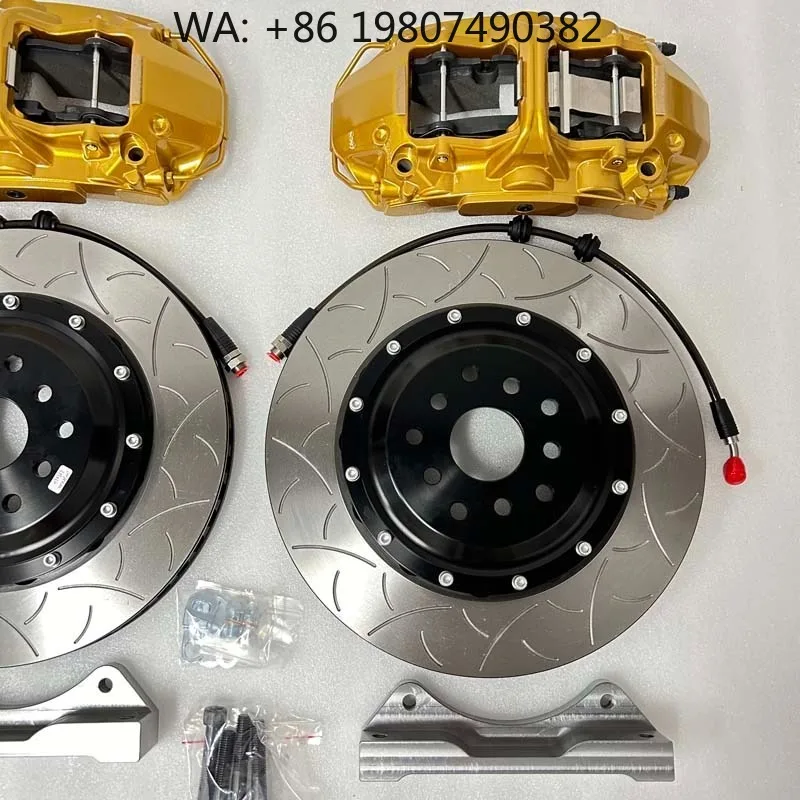 

4 Piston 300x24mm Brake Caliper Kit High Performance Racing System For 16 Inch Rim Modern Off-road Pickup Modification Parts